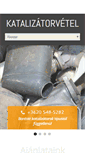 Mobile Screenshot of katalizatorvetel.hu